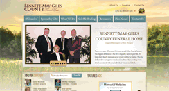 Desktop Screenshot of bennettmay.com