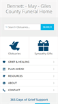 Mobile Screenshot of bennettmay.com